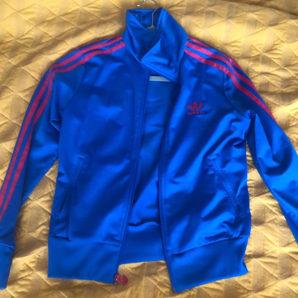 Adidas track jacket small